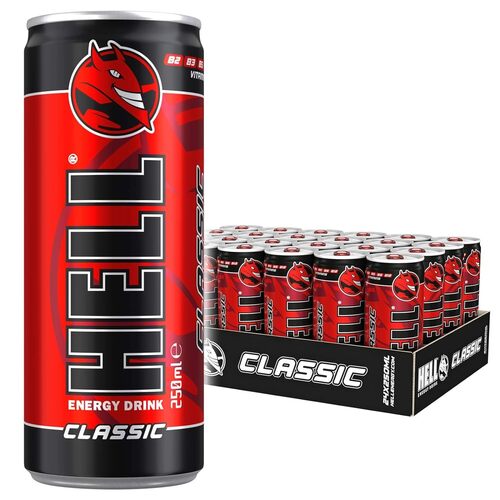 Hell Energy Drink Classic 250Ml  - Alcohol Content (%): None