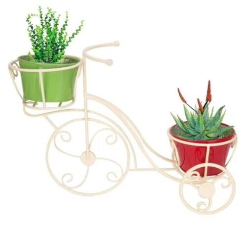 Iron 2 Bicycle Flower Pot Stand