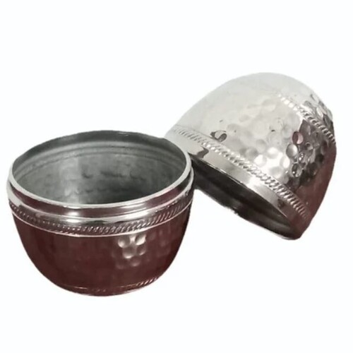 Silver Aluminum Egg Box