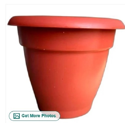 Plastic Jumbo Planter - 10 Inch, Crack Resistant, Glossy Finish, Various Colors Available | Ideal for Planting and Growth