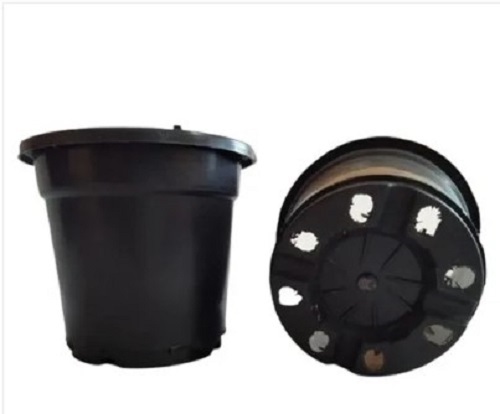 4 inch Nursery Pot - Crack Resistant Plastic Material | Various Colors Available, Glossy Finish, Tested Quality Parameters for Planting