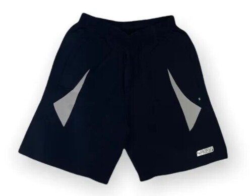 Mens Black Short - Lycra Fabric, Regular Fit Sports Shorts | Multi-Color, Solid Pattern for Daily Wear