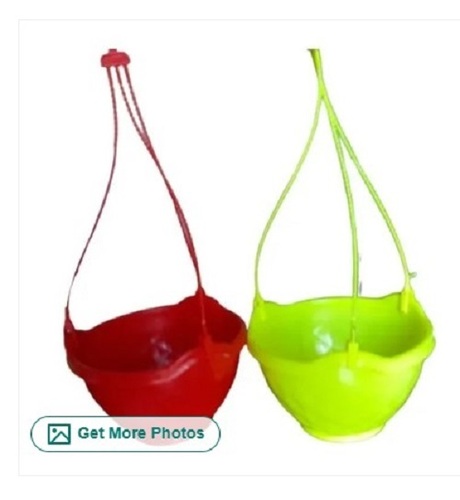 Plastic Hanging Pot - Lightweight Crack Resistant Plastic Material Glossy Finish Versatile Color Options Easy to Clean Timely Delivery