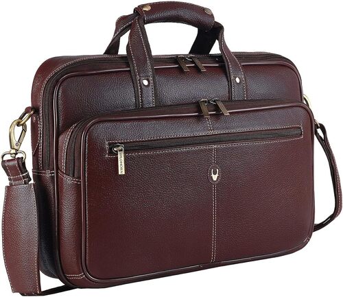 Wildhorn Leather Laptop Bag - Color: Brown