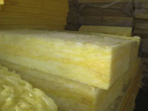 Yellow Fiber Glass Wool - Standard Size, Rectangular Shape, Plain Yellow Pattern | High Strength, Easy to Use, Good Quality, Ideal for Industrial Applications, Store in Dry Place