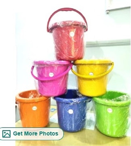 13 Ltr Plastic Bucket - Rigid Plastic, 13 Liter Size, Various Colors Available | Easy to Clean, Lightweight, Leak Resistant, Crack Resistant Material