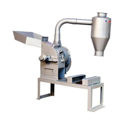 Automatic Spice Grinder - Mild Steel Construction, 300Kg/hr Capacity | 2 HP Motor, Single Phase Electric Operation, Gray Finish