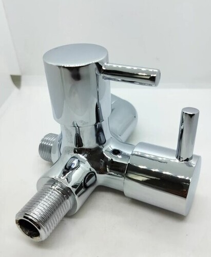 Brass Silver 2 In 1 Bib Cock