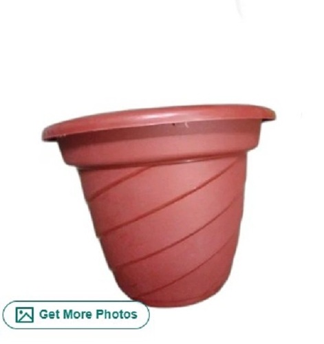 Lightweight Plastic Planter - Crack Resistant Material, Glossy Finish, Available in Various Colors