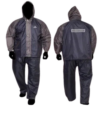 Men Pvc Solid Raincoat