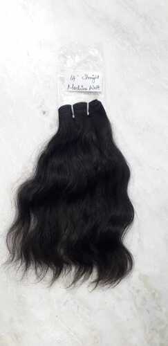 Natural Black Wavy Hair - Human Hair Type: Indian