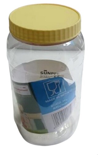 Pet Storage Jar - PET Material, Various Sizes, Transparent Color | Easy to Clean, Lightweight, Leak Resistant, Crack Resistant
