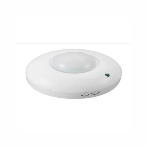PIR Sensor - White Ceramic, 220-240 V Voltage | Round Ceiling Mount, Industrial Use, 50-60 Hz Frequency