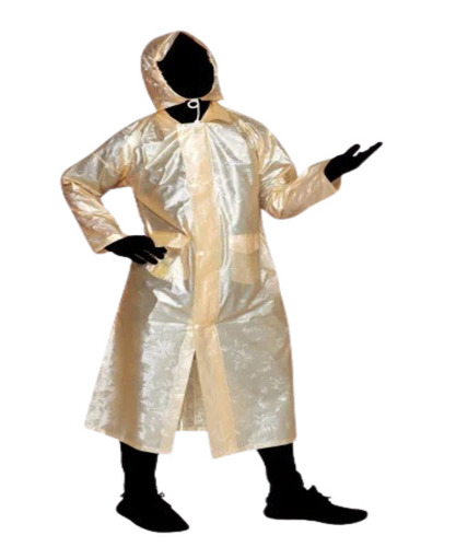 Silver Pvc Raincoat