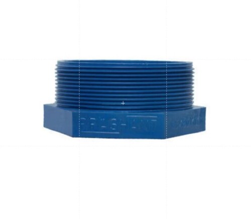 Upvc Reducer Bush - Blue Plastic 10-100 mm Size Glossy Finish Round Shape