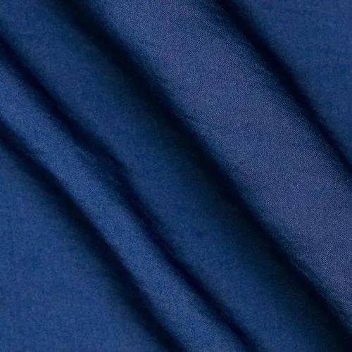 Plain Crepe Fabric - 160 GSM, Blue Color, 58-60 Inches Wide | Crinkled Textured Surface, Soft and Drapey, Lightweight and Breathable, Smooth Comfort, Wrinkle Resistant, Ideal for Flowing Garments, Durable and Easy to Care