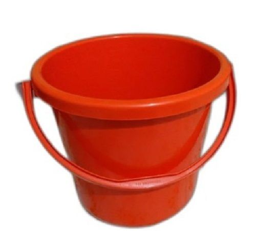 Plain Red Plastic Bucket