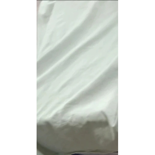 White Plain Cotton Fabric - 100% Cotton, 140-160 GSM, 58-60 Inches Wide, Soft and Breathable Texture, Smooth and Comfortable Feel, Ideal for Casual and Formal Wear