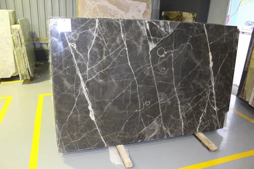 Black Onyx Italian Marble Slabs - Polished Finish | Durable, Scratch Resistant, Ideal for Flooring Applications