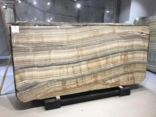 Grey Onyx Marble - Polished Slabs, Durable and Scratch Resistant for Elegant Flooring Solutions