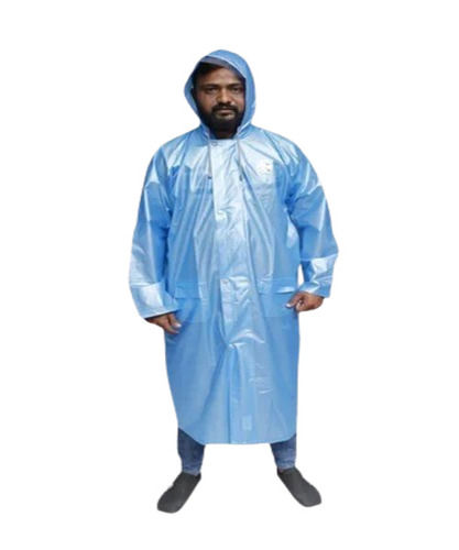 Men Button Raincoat