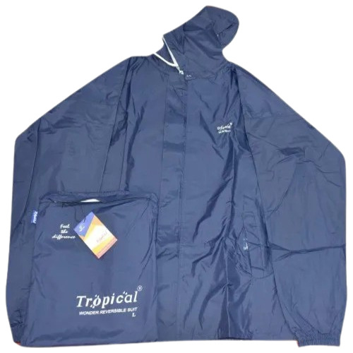 Mens Zipper Raincoat