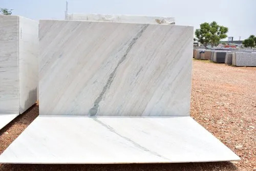 Morchana Marble - Polished Slabs White Morchana Marble Durable Scratch Resistant Ideal for Flooring and Surface Applications