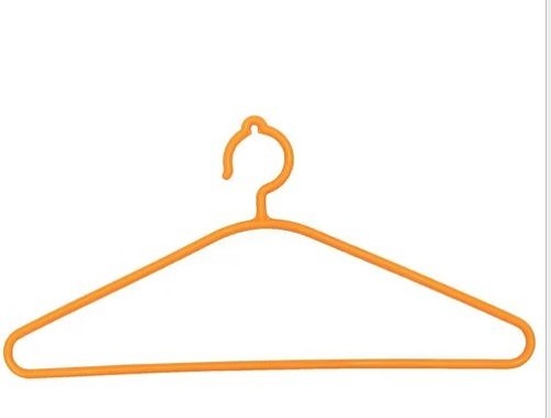 Plastic Clothes Hanger - Lightweight Design, High Weight Holding Capacity | Available In Various Sizes And Colors, New Plain Pattern