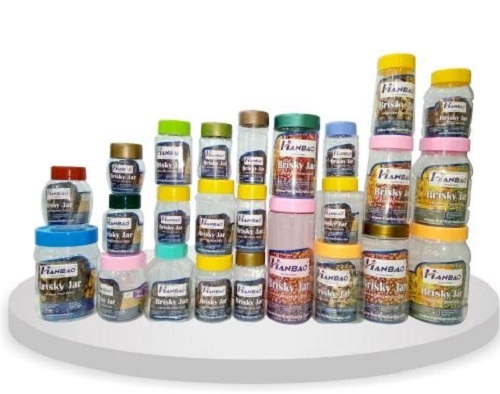 Packaging PET Jar - Rigid Material Various Sizes Transparent Color | Leak Resistance Crack Resistance Timely Delivery