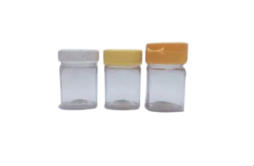 Pet Jar 50 Ml - Rigid Pet Material, Various Sizes Available, Transparent Design | Leak Resistant, Quality Tested, New Products Only