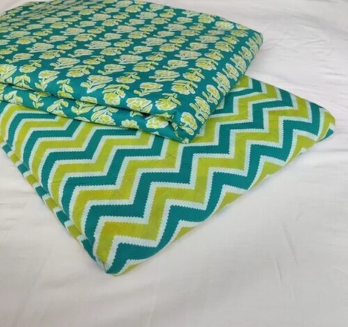 Pure Cotton Floral Print Fabric - 44 Inches Wide, Available in Multi Colors | 100% Cotton, Suitable for All Seasons