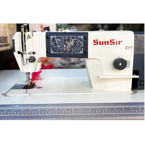 Sunsir S1T Sewing Machine - New, High-Speed Up to 3000 Stitch/Min, White | Heavy-Duty Metal Frame, Adjustable Stitch Length, Built-In Thread Cutter, Low Vibration and Noise, Energy-Efficient Motor