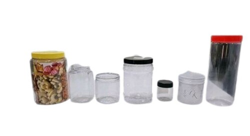 PET Screw Cap Jar - Various Sizes, Transparent Color | Rigid, Leak Resistant, Made from Crack Resistant Material