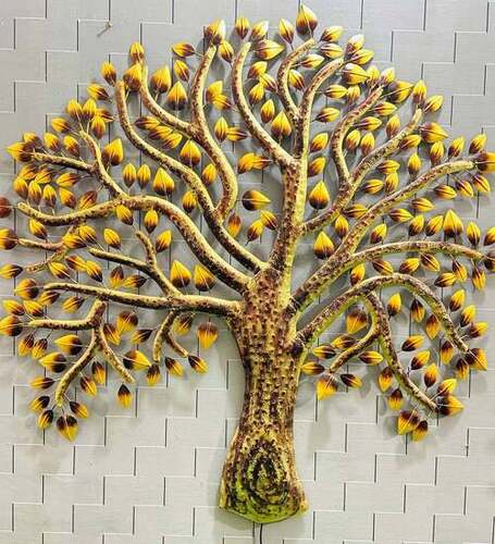 Tree Metal Wall Art With LED Lights