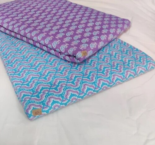 220 GSM Cotton Printed Fabric - Width 44 Inches / 112 cm , 100% Cotton Material, All-Season Use, Multi-Color Options Available
