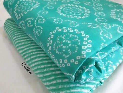 Green Printed Fabric