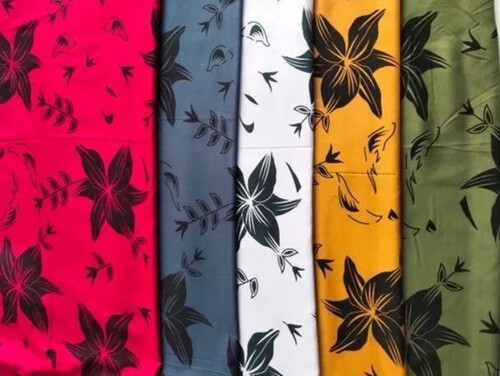 Matching Printed Fabrics - Polyester Material, 140 GSM , Multi Color Digital Prints for Apparel and Clothing