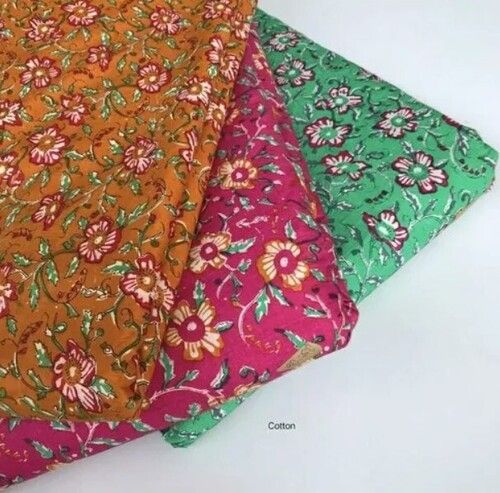 Multicolor Cotton Printed Fabrics