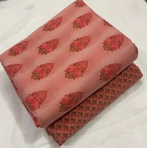 Multicolor Printed Cotton Fabric - 44 Inches Wide, 100 GSM | Machine Washable, Ideal for All Seasons