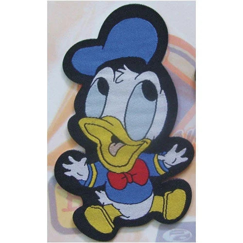 Multicolor Woven Die Cut Label