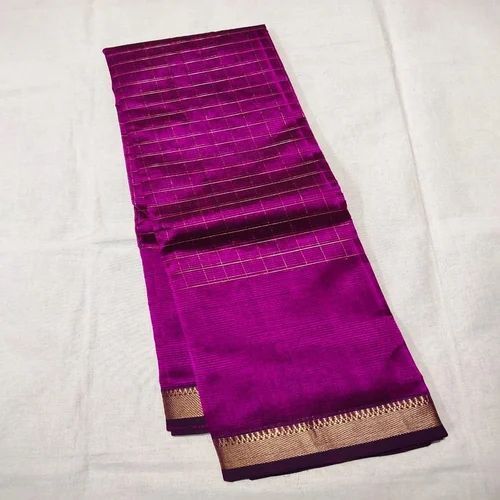 Plain Silk Saree - Color: Any