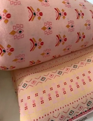 Printed Running Cotton Fabric - Width 44 Inches / 112 cm, 100% Cotton, 100 GSM, Machine Wash Care | All Colors, Printed Pattern