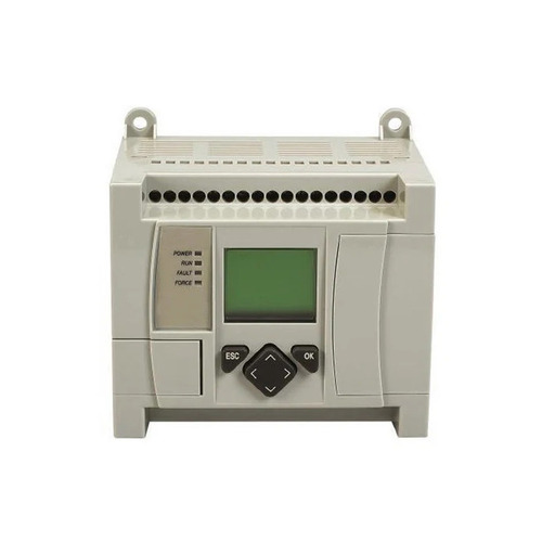 Programmable Logic Controller - 8 A Current, 12~24 V DC Power, Digital Display | Electric Power Source, Industrial Use, White and Cream Color