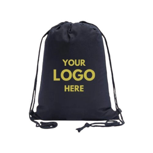 Promotional Drawstring Bags - Durable Printed Fabric, Machine Washable & Customizable Modern Design