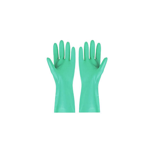 Rubber Hand Gloves - Full Finger, Plain Pattern | Unisex Industrial Use, New, Made in India