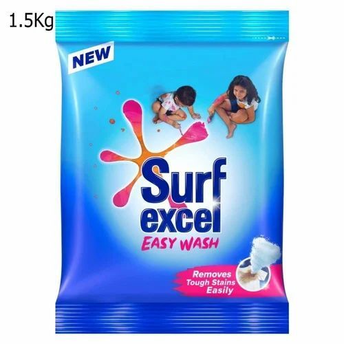 Surf Excel Detergent Powder - 100% Pure A Grade Blue Laundry Powder | Superior Quality, Hand Wash for Apparel, Soluble in Hard Water, Disposable