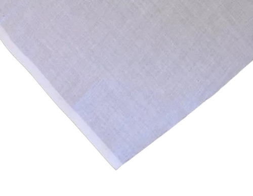 Taj Mahal Mull Cotton Fabric - 100% Cotton, 35 Inch Width, White Color, Plain Design | Ideal For Lining And Filter Cloth Applications