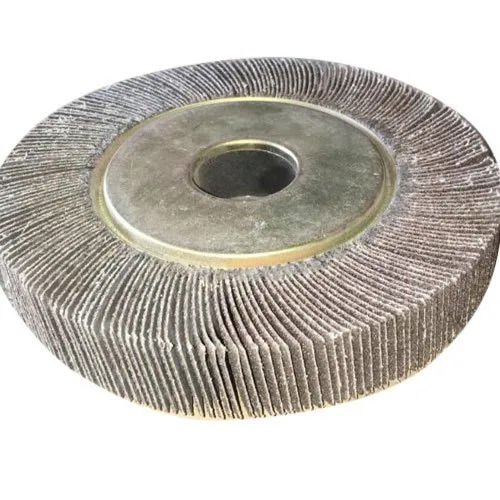 Abrasive Flap Wheel - Grit 40, Round 6 x 1 Inch, 13300 RPM Speed, Boxed Packaging, 12 mm to 100 mm Thickness