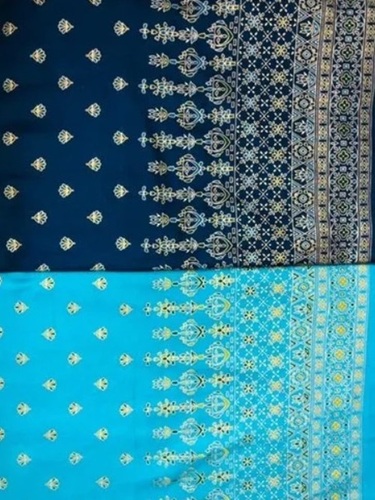 Border Printed Rayon Fabric