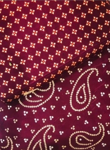 Gold Print Rayon Fabrics
